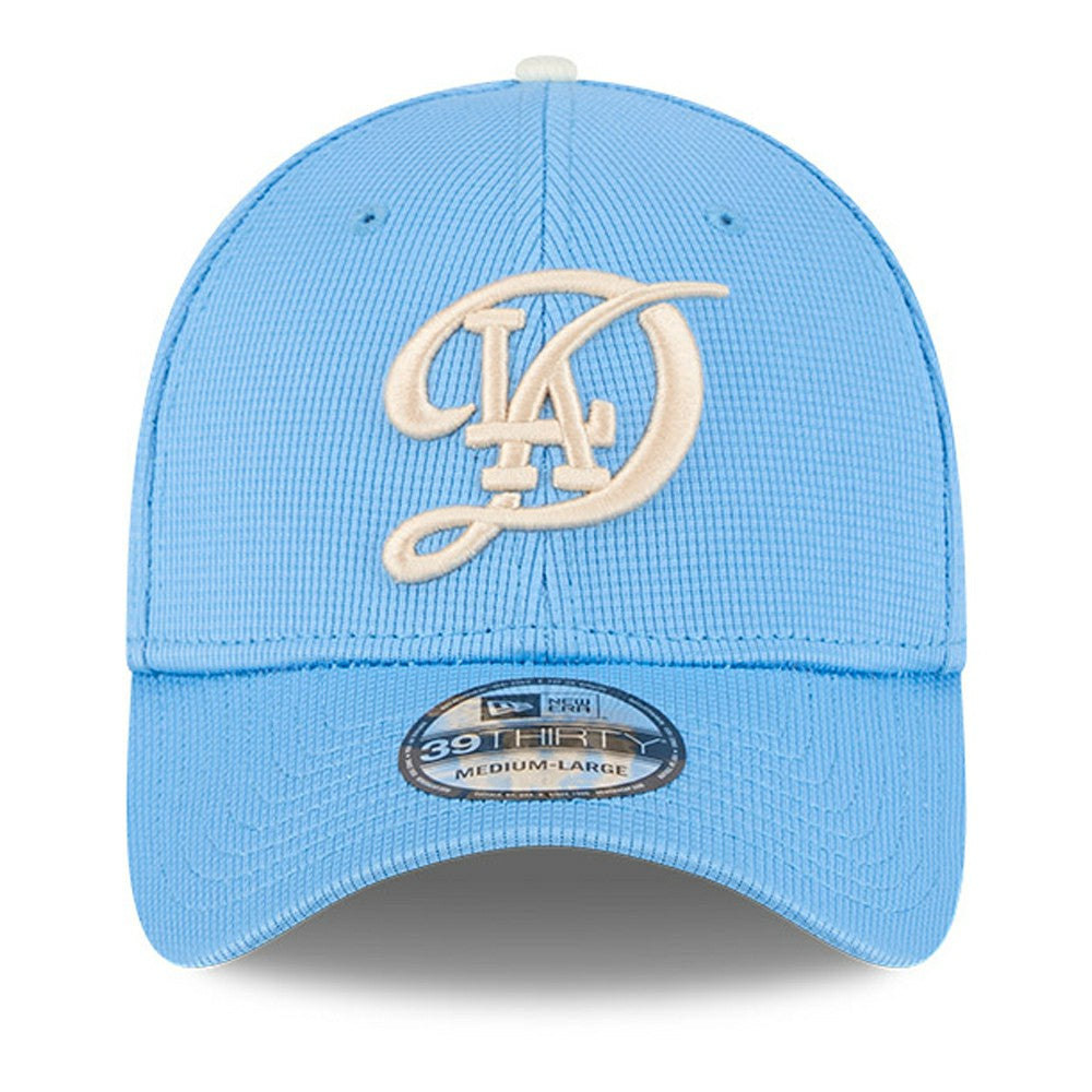 Los Angeles Dodgers New Era City Connect Batting Practice 39THIRTY Flex Hat - Light Blue - New Era Lifestyle