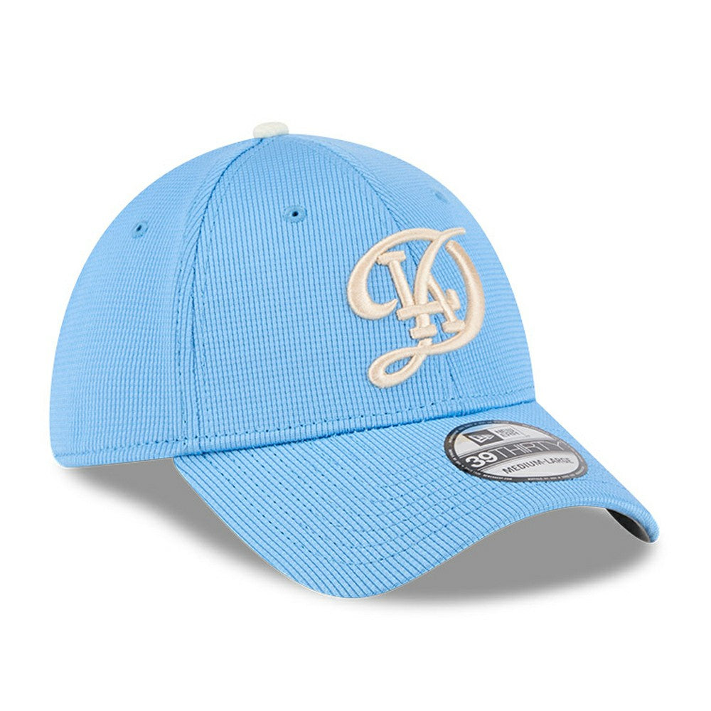 Los Angeles Dodgers New Era City Connect Batting Practice 39THIRTY Flex Hat - Light Blue - New Era Lifestyle