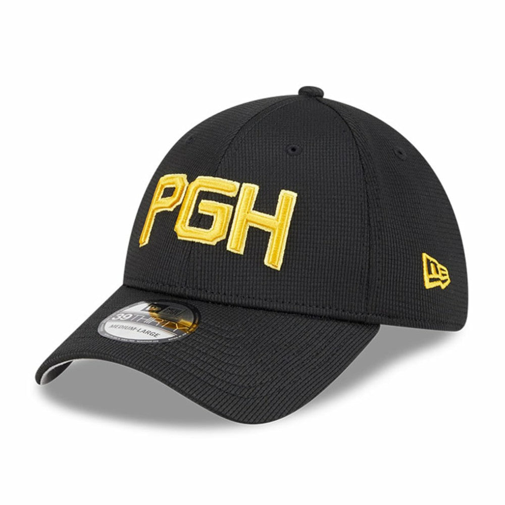 Pittsburgh Pirates New Era City Connect Batting Practice 39THIRTY Flex Hat - Black - New Era on Sale