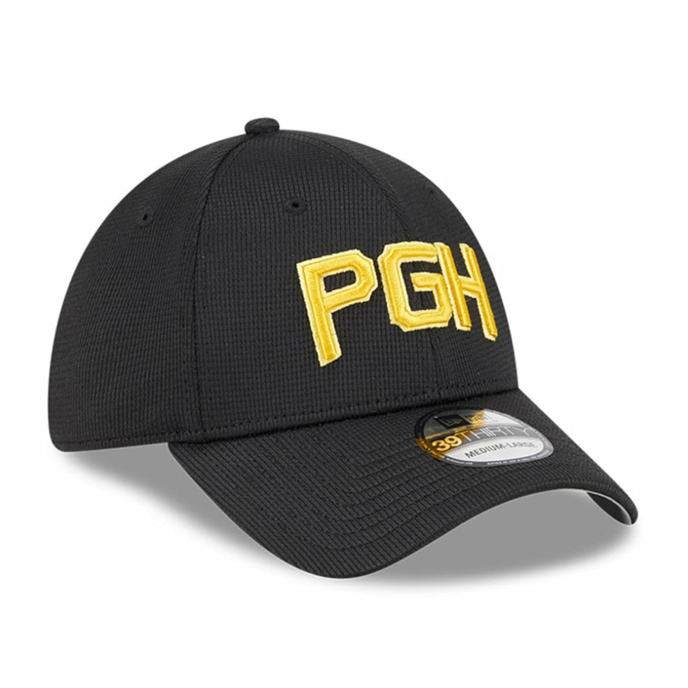 Pittsburgh Pirates New Era City Connect Batting Practice 39THIRTY Flex Hat - Black - New Era on Sale