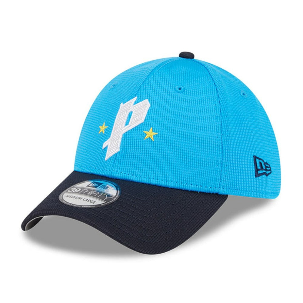 Philadelphia Phillies New Era City Connect Batting Practice 39THIRTY Flex Hat - Neptune Blue/Navy - New Era Sale