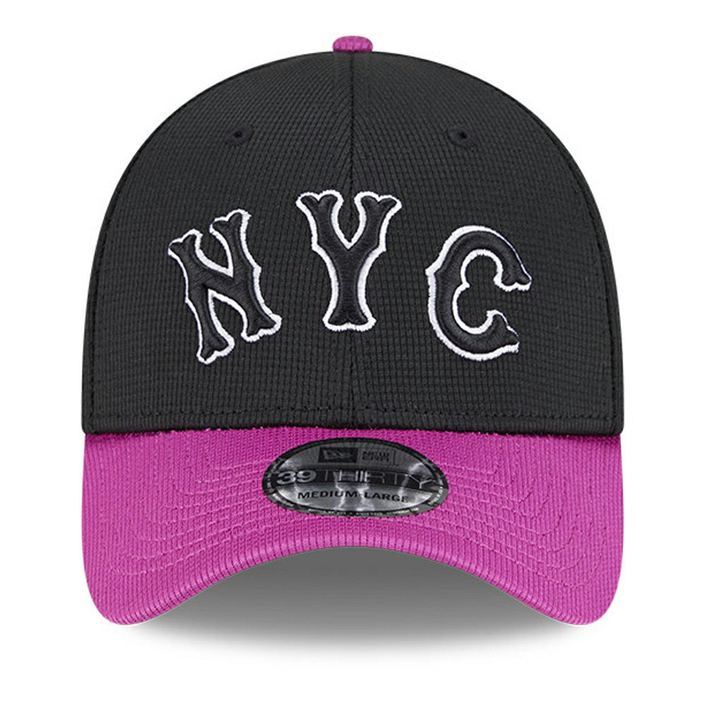 New York Mets New Era City Connect Batting Practice 39THIRTY Flex Hat - Charcoal/Purple - New Era Lifestyle