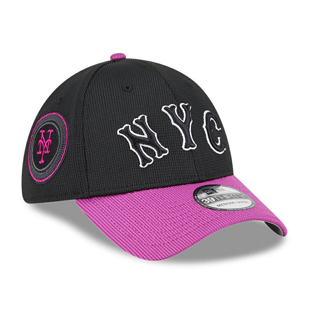 New York Mets New Era City Connect Batting Practice 39THIRTY Flex Hat - Charcoal/Purple - New Era Lifestyle