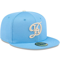 Los Angeles Dodgers New Era City Connect Batting Practice 59FIFTY Fitted Hat - Light Blue - New Era Sale