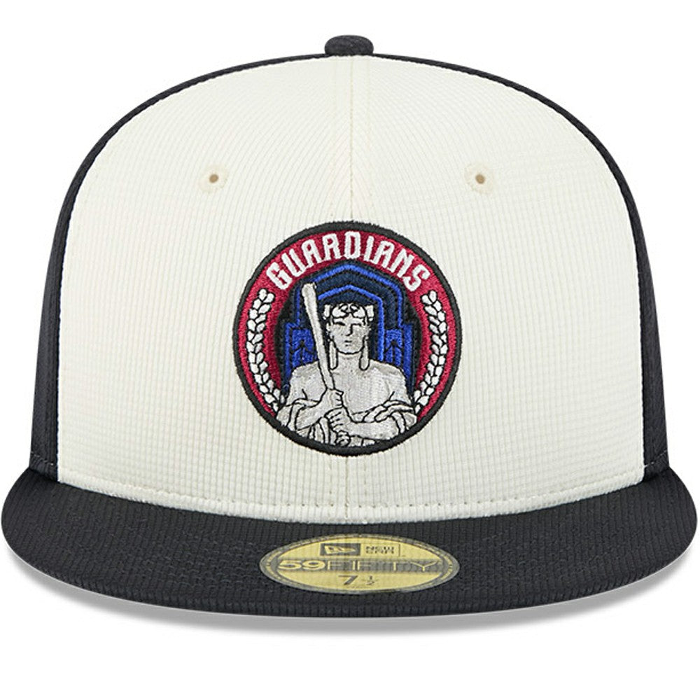 Cleveland Guardians New Era City Connect Batting Practice 59FIFTY Fitted Hat - Navy/White - New Era on Sale