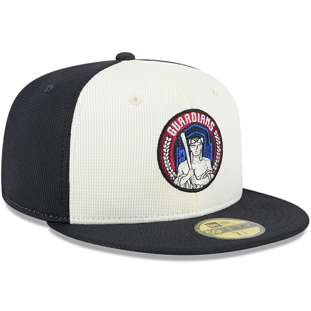 Cleveland Guardians New Era City Connect Batting Practice 59FIFTY Fitted Hat - Navy/White - New Era on Sale