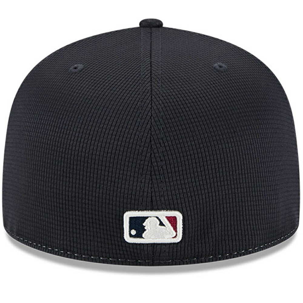 Cleveland Guardians New Era City Connect Batting Practice 59FIFTY Fitted Hat - Navy/White - New Era on Sale