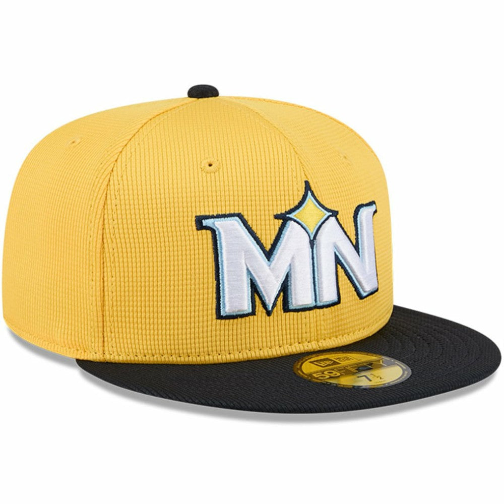 Minnesota Twins New Era City Connect Batting Practice 59FIFTY Fitted Hat - Yellow/Black - New Era on Sale