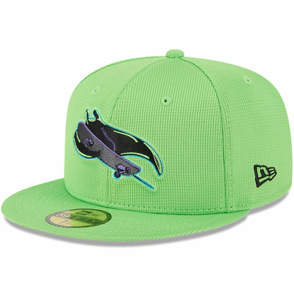 Tampa Bay Rays New Era City Connect Batting Practice 59FIFTY Fitted Hat - Neon Green - New Era on Sale