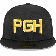 Pittsburgh Pirates New Era City Connect Batting Practice 59FIFTY Fitted Hat - Black - New Era Discount
