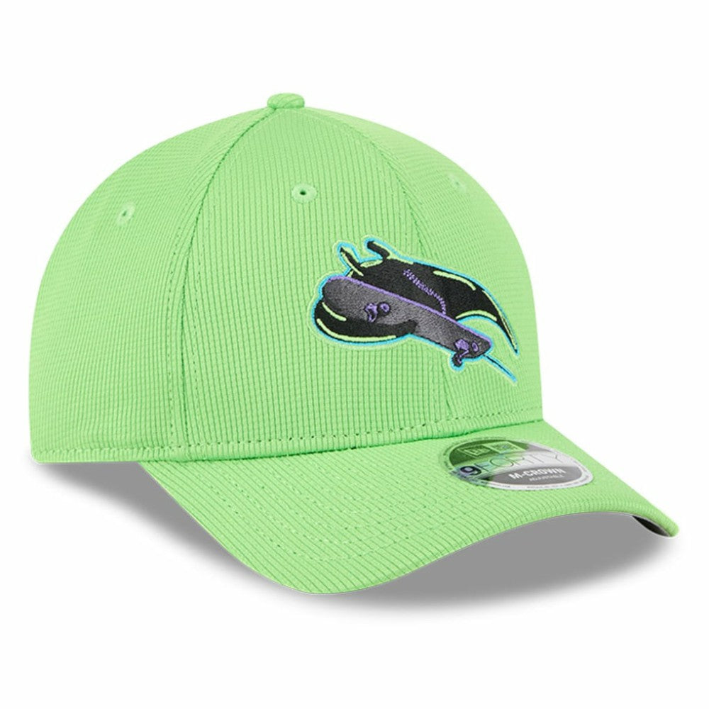 Tampa Bay Rays New Era City Connect Batting Practice 9FORTY M-Crown Adjustable Hat - Neon Green - New Era on Sale
