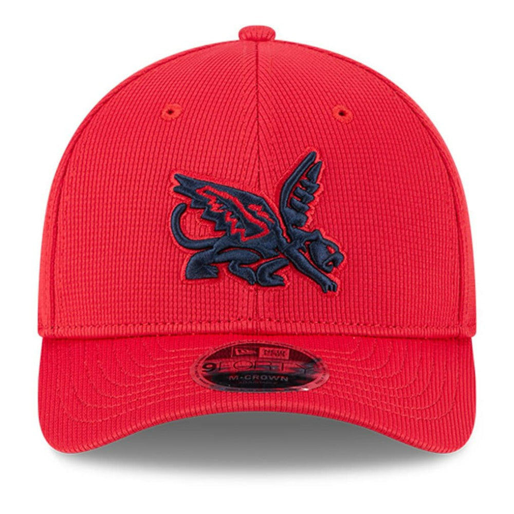 Texas Rangers New Era City Connect Batting Practice 9FORTY M-Crown Adjustable Hat - Red - New Era on Sale