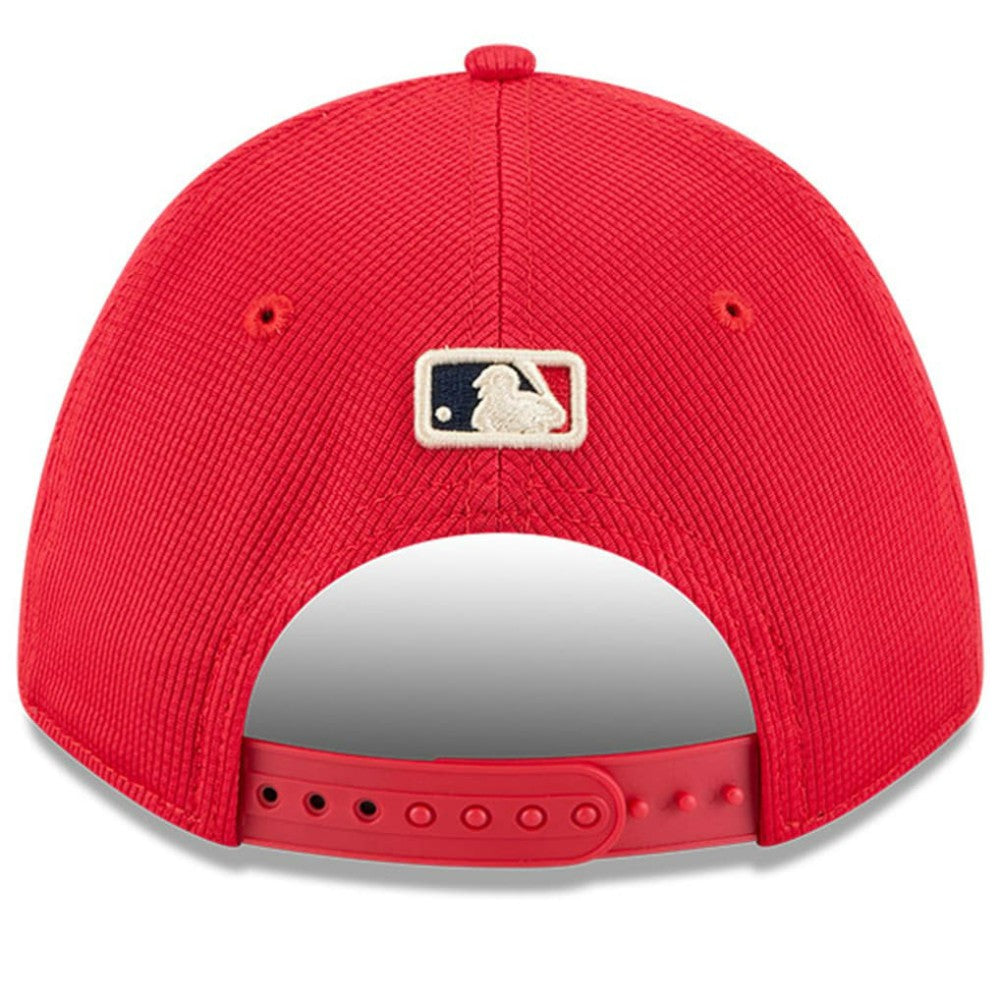 Texas Rangers New Era City Connect Batting Practice 9FORTY M-Crown Adjustable Hat - Red - New Era on Sale