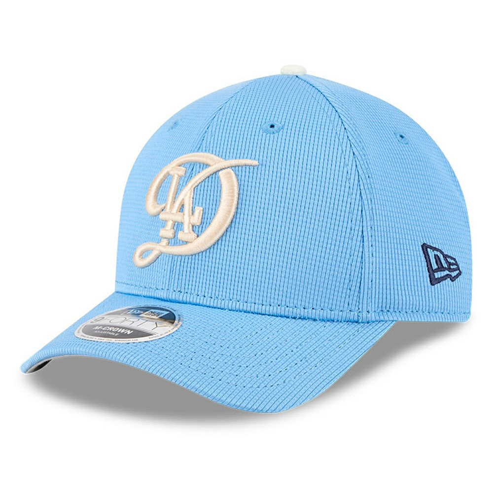 Los Angeles Dodgers New Era City Connect Batting Practice 9FORTY M-Crown Adjustable Hat - Light Blue - New Era Discount