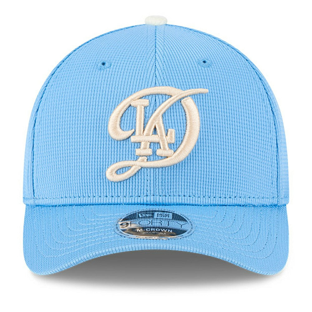 Los Angeles Dodgers New Era City Connect Batting Practice 9FORTY M-Crown Adjustable Hat - Light Blue - New Era Discount