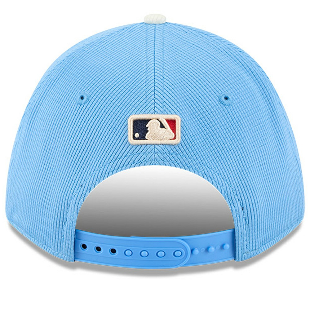Los Angeles Dodgers New Era City Connect Batting Practice 9FORTY M-Crown Adjustable Hat - Light Blue - New Era Discount