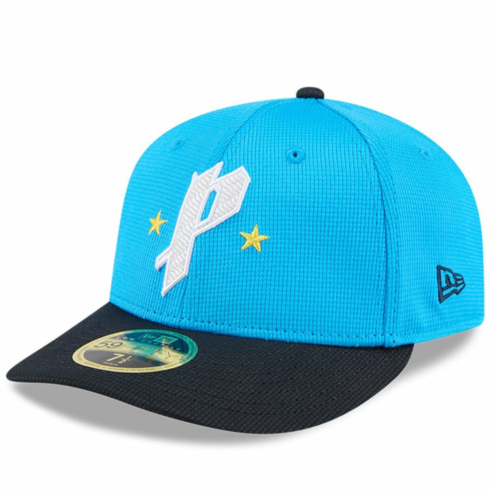 Philadelphia Phillies New Era City Connect Batting Practice Low Profile 59FIFTY Fitted Hat - Neptune Blue/Navy - New Era Discount