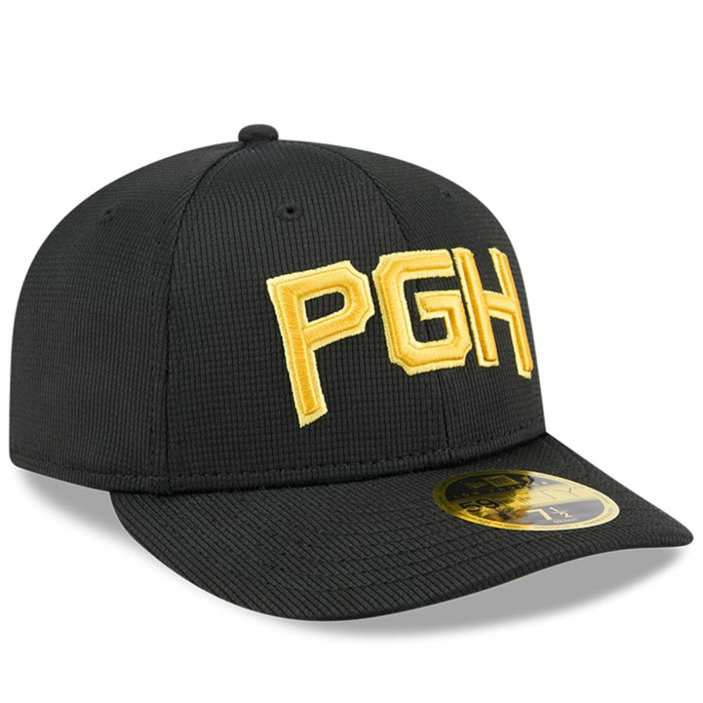 Pittsburgh Pirates New Era City Connect Batting Practice Low Profile 59FIFTY Fitted Hat - Black - New Era on Sale