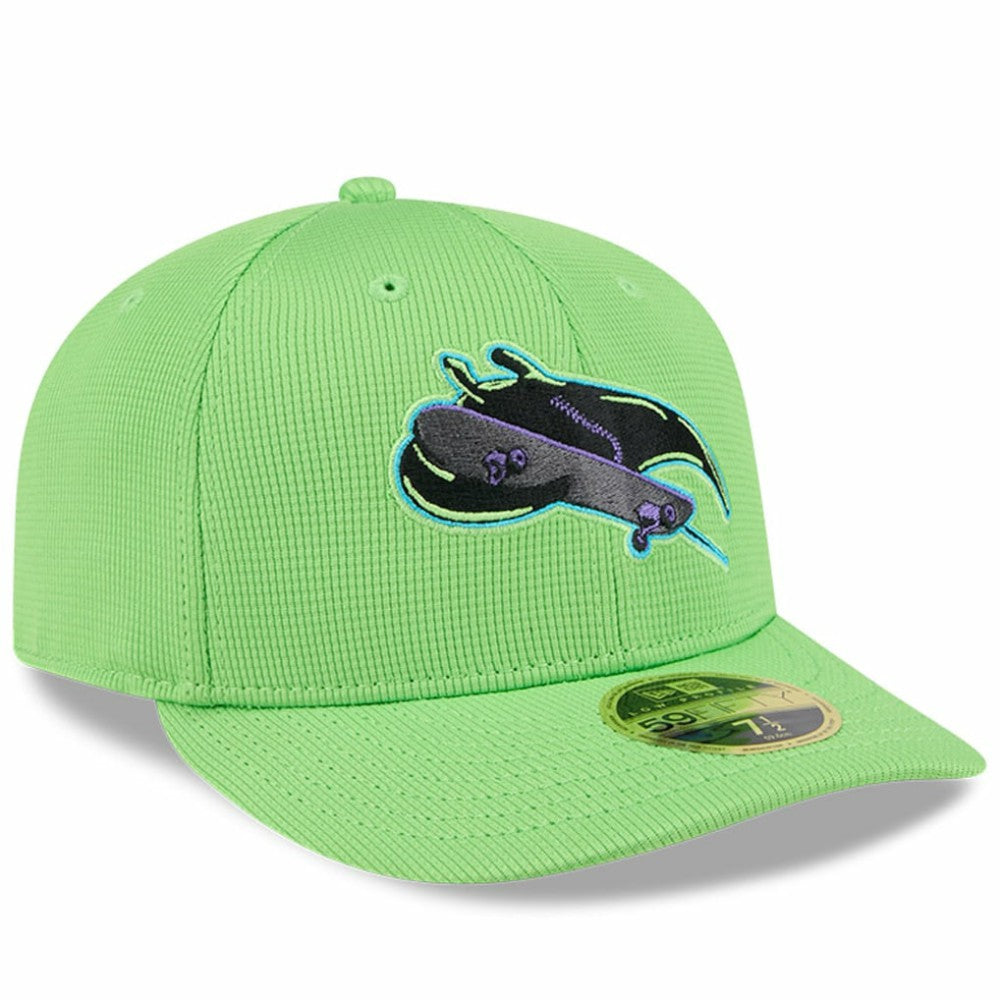 Tampa Bay Rays New Era City Connect Batting Practice Low Profile 59FIFTY Fitted Hat - Neon Green - New Era Discount