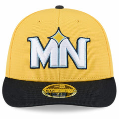 Minnesota Twins New Era City Connect Batting Practice Low Profile 59FIFTY Fitted Hat - Yellow/Black - New Era Discount