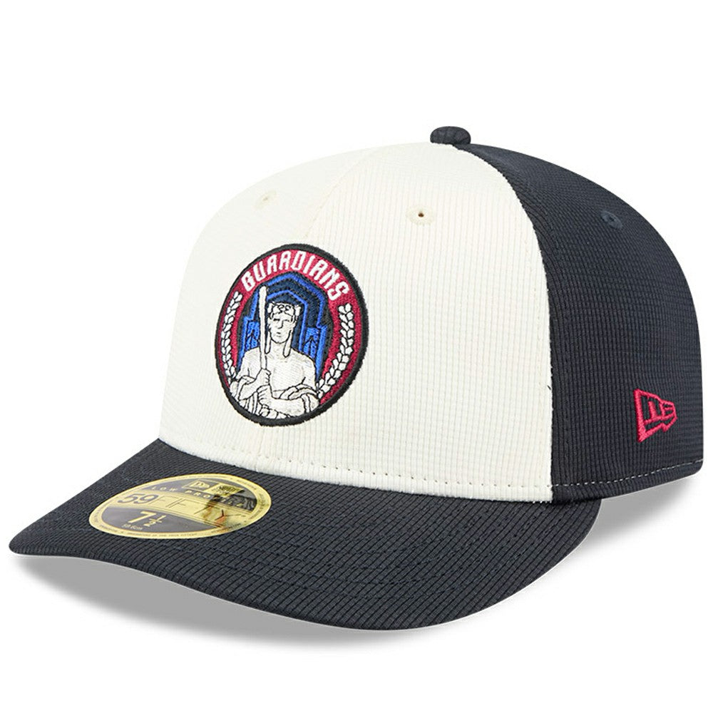 Cleveland Guardians New Era City Connect Batting Practice Low Profile 59FIFTY Fitted Hat - Navy/White - New Era Sale