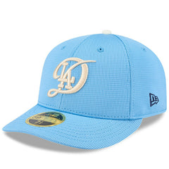 Los Angeles Dodgers New Era City Connect Batting Practice Low Profile 59FIFTY Fitted Hat - Light Blue - New Era Lifestyle