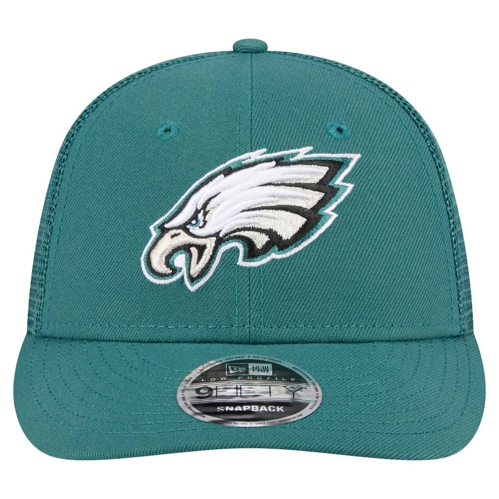 Philadelphia Eagles New Era Low Profile 9FIFTY Snapback Hat Midnight Green