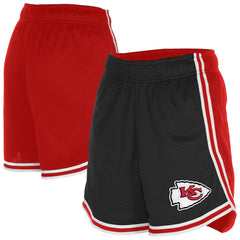 Kansas City Chiefs New Era Women's Sport Classics Mesh Shorts Black/Red