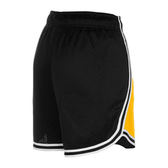 Pittsburgh Steelers New Era Women's Sport Classics Mesh Shorts Gold/Black