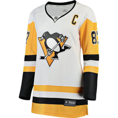 Sidney Crosby Pittsburgh Penguins Fanatics Women's Breakaway Jersey - White - NHL 202198414