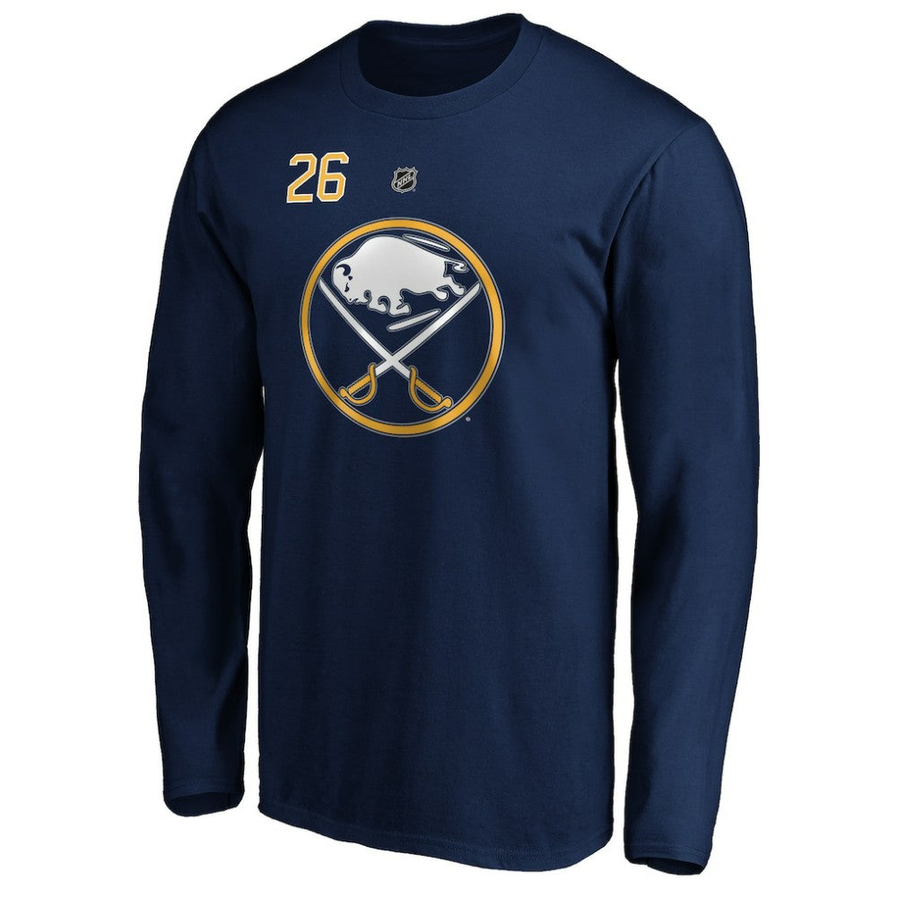 Rasmus Dahlin Buffalo Sabres Fanatics Authentic Stack Name & Number T-Shirt - Navy - NHL 202198416