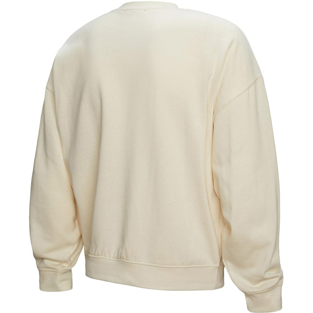 New Jersey Devils Mitchell & Ness Women's Logo 3.0 Pullover Sweatshirt - Cream - NHL 202198436