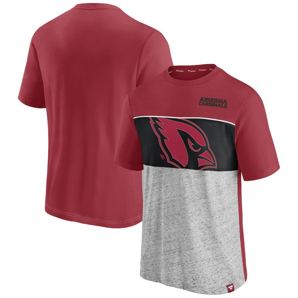 Fanatics Arizona Cardinals Colorblock T-Shirt Cardinal
