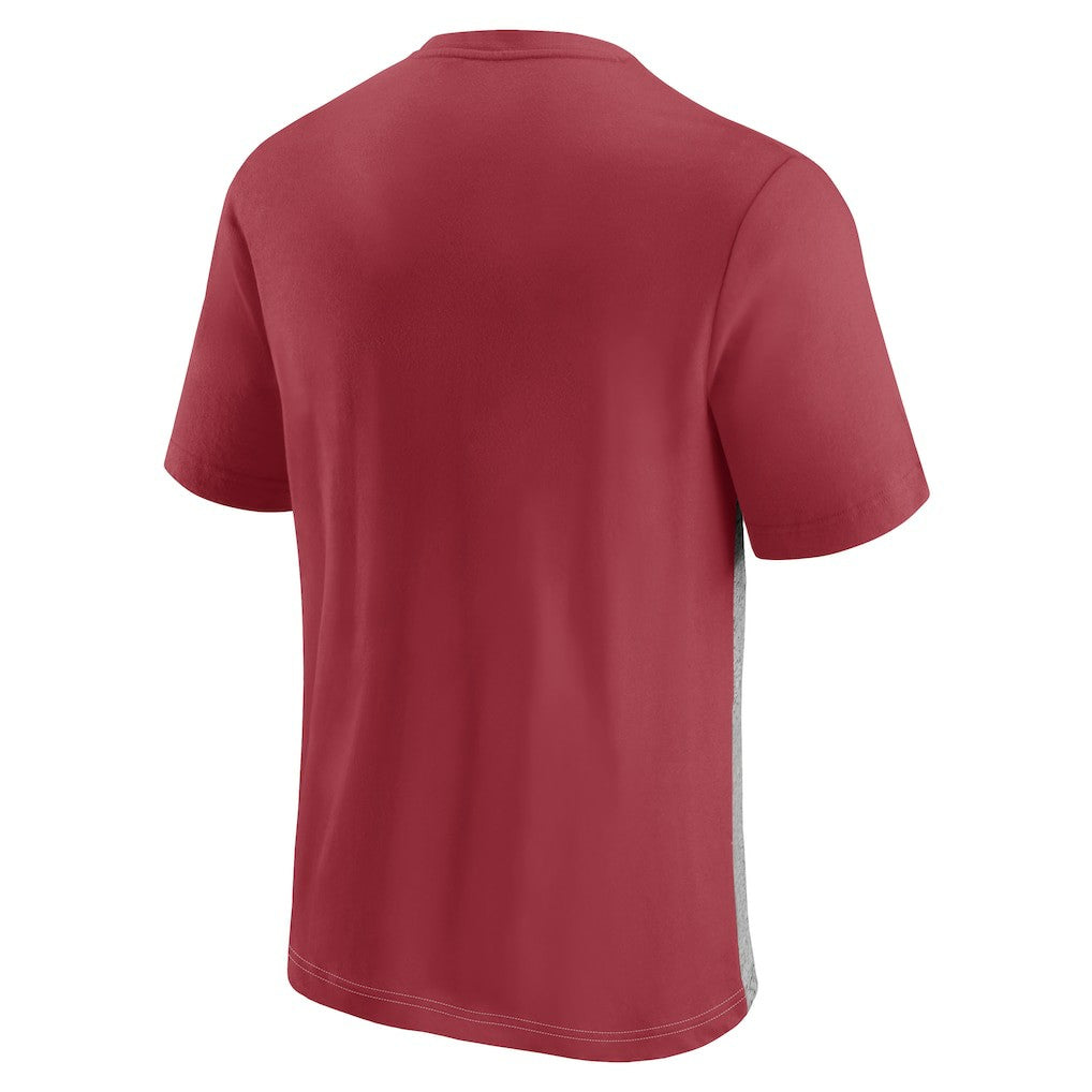 Fanatics Arizona Cardinals Colorblock T-Shirt Cardinal