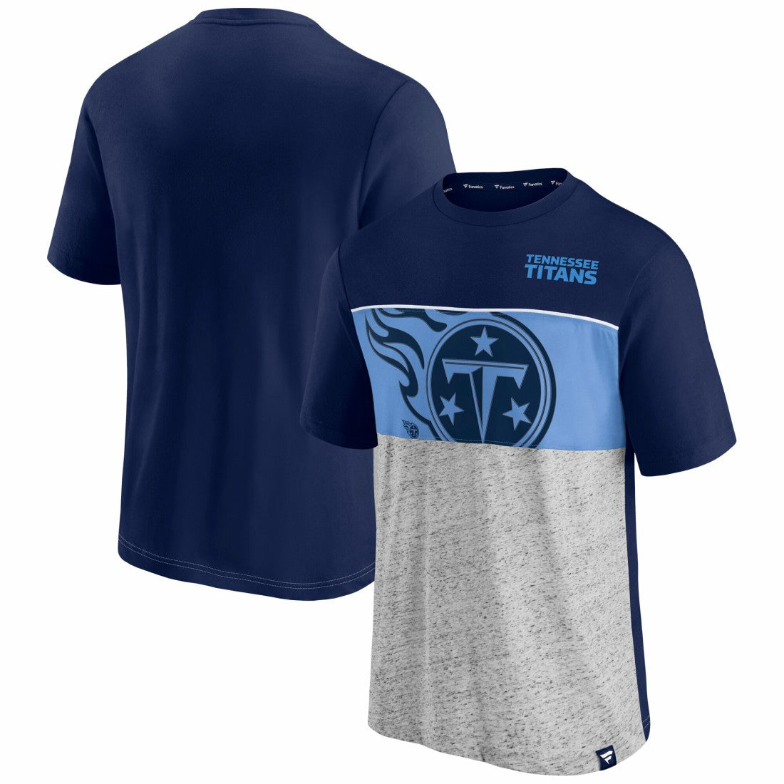 Fanatics Tennessee Titans Colorblock T-Shirt Navy