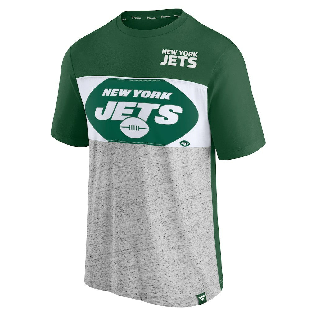 Fanatics New York Jets Colorblock T-Shirt Green