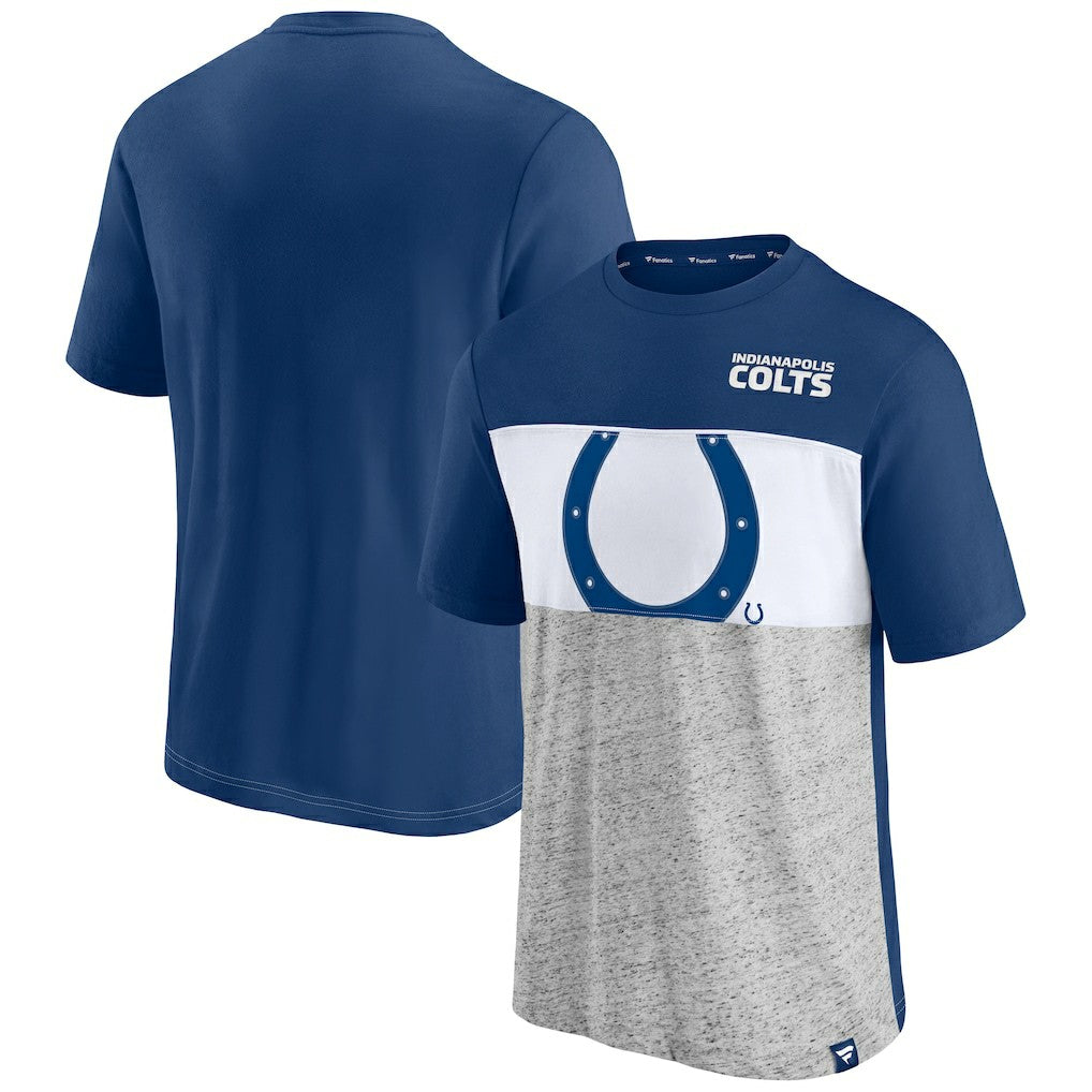 Fanatics Indianapolis Colts Colorblock T-Shirt Royal