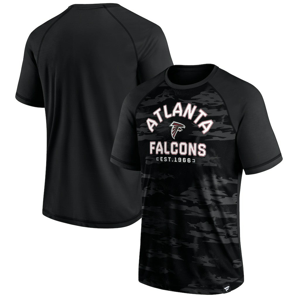 Fanatics Atlanta Falcons Hail Mary Raglan T-Shirt Black