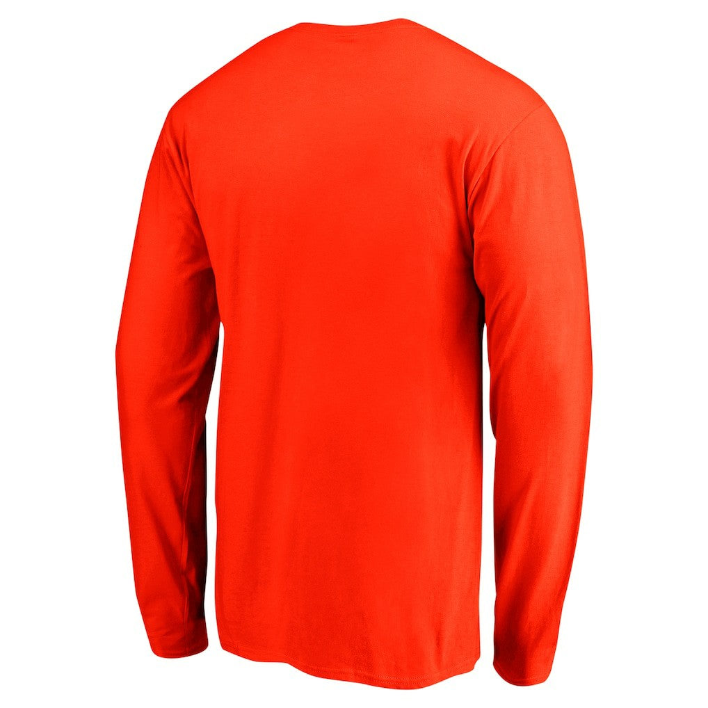 Fanatics Cleveland Browns Team Arc Knockout Long Sleeve T-Shirt Orange