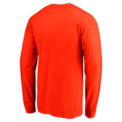 Fanatics Cleveland Browns Team Arc Knockout Long Sleeve T-Shirt Orange