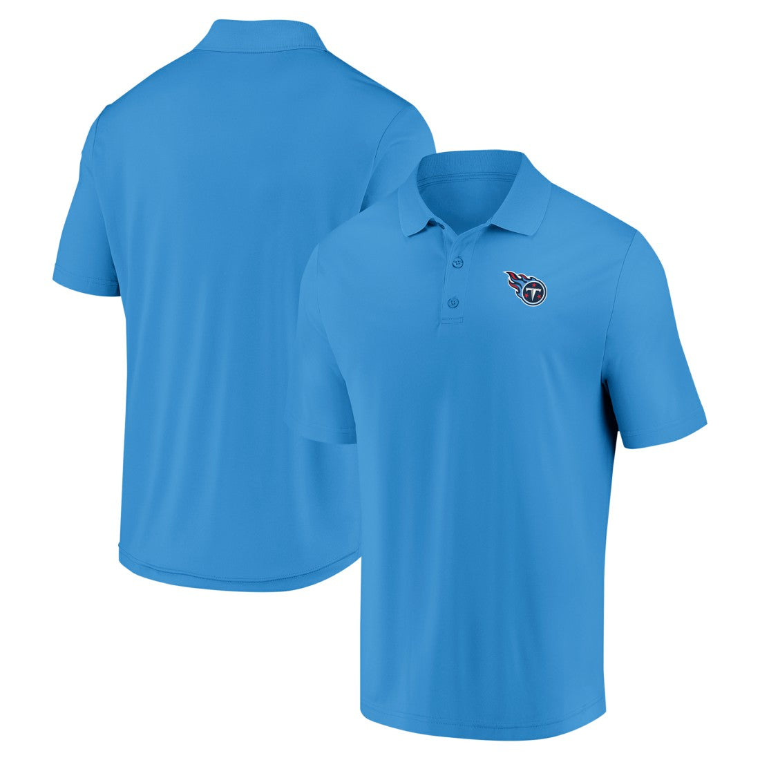 Fanatics Tennessee Titans Team Logo Polo Light Blue