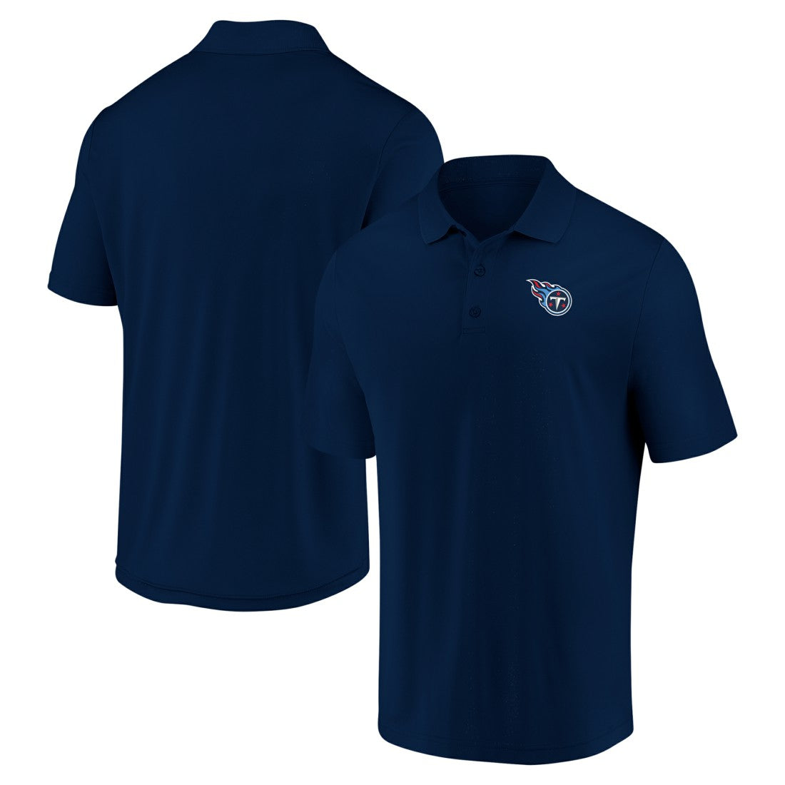 Fanatics Tennessee Titans Team Logo Polo Navy