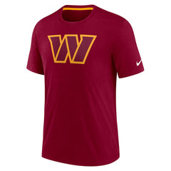 Nike Washington Commanders Playback Logo Tri-Blend T-Shirt Burgundy