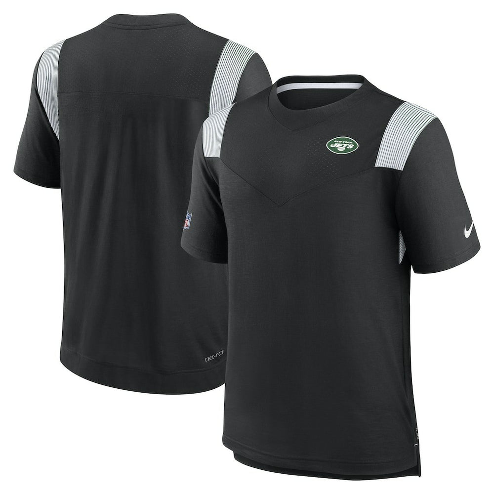Nike New York Jets Sideline Tonal Logo Performance Player T-Shirt Black