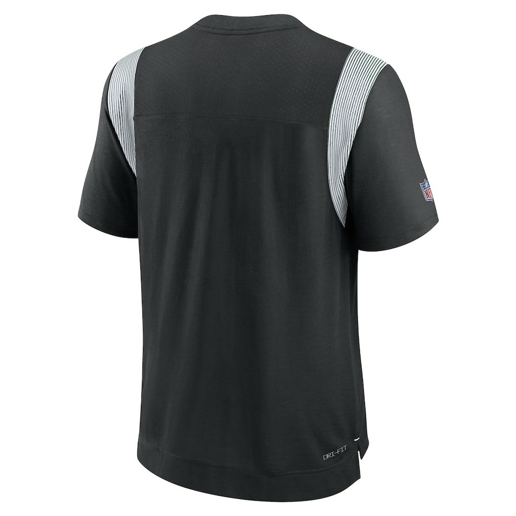 Nike New York Jets Sideline Tonal Logo Performance Player T-Shirt Black