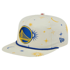 Golden State Warriors Lunar Golfer Snapback Hat for sale Cream | New Era US