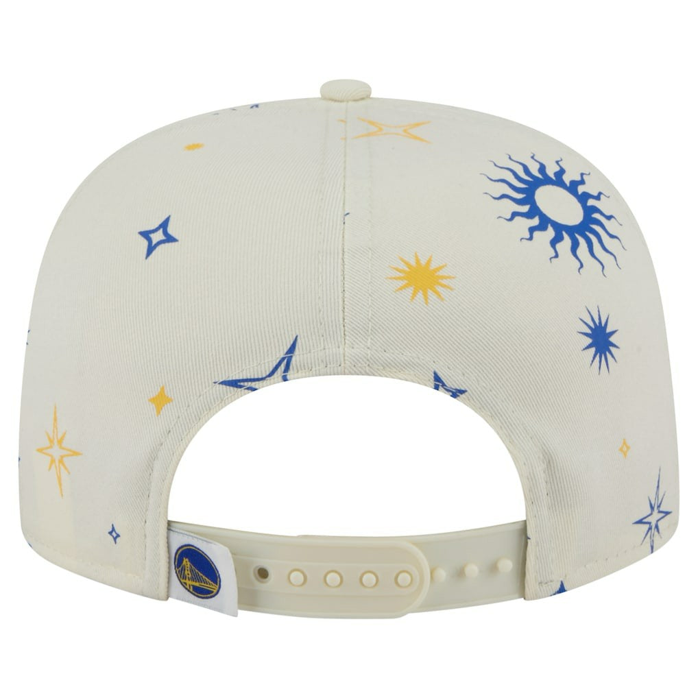 Golden State Warriors Lunar Golfer Snapback Hat for sale Cream | New Era US