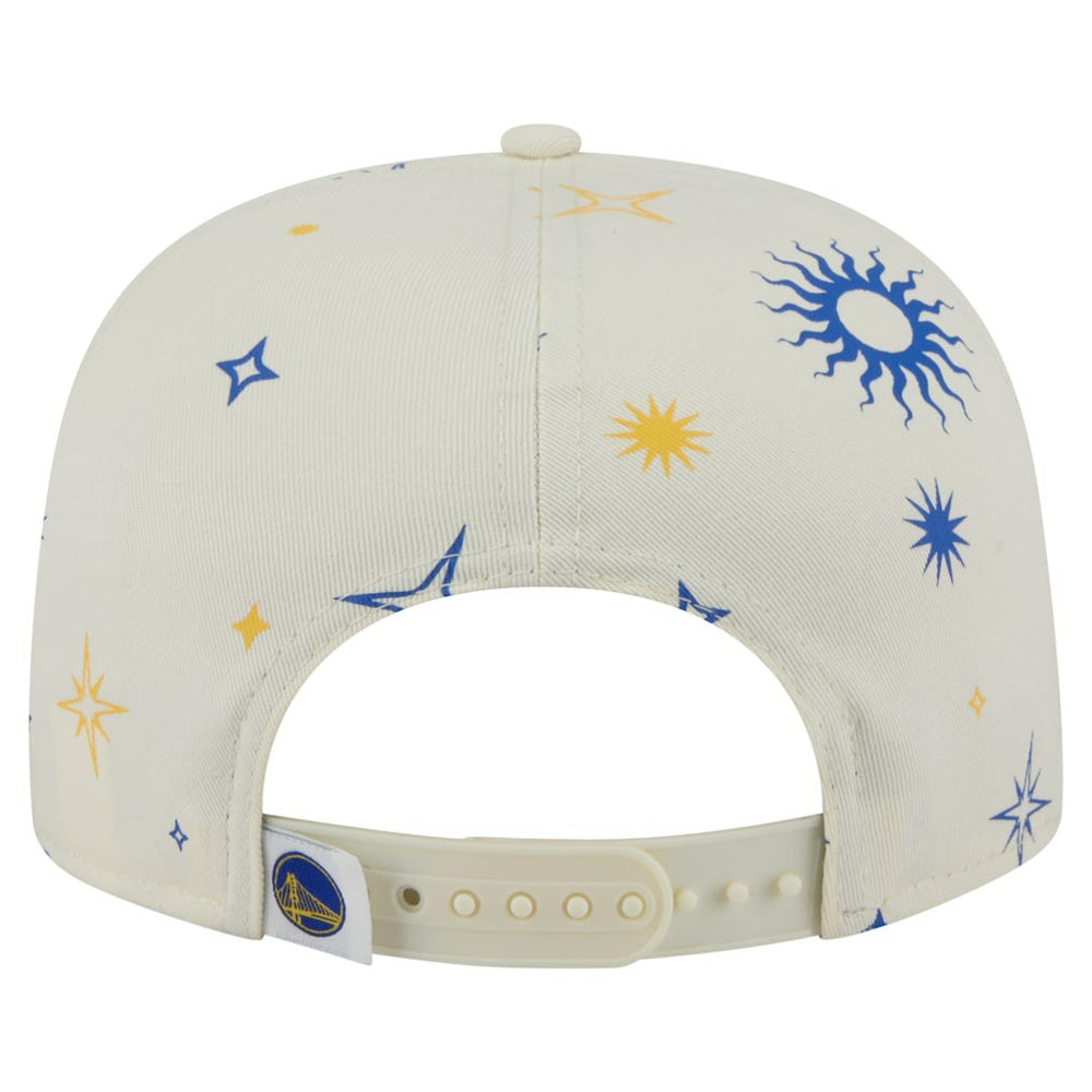 Golden State Warriors Lunar Golfer Snapback Hat for sale Cream | New Era US