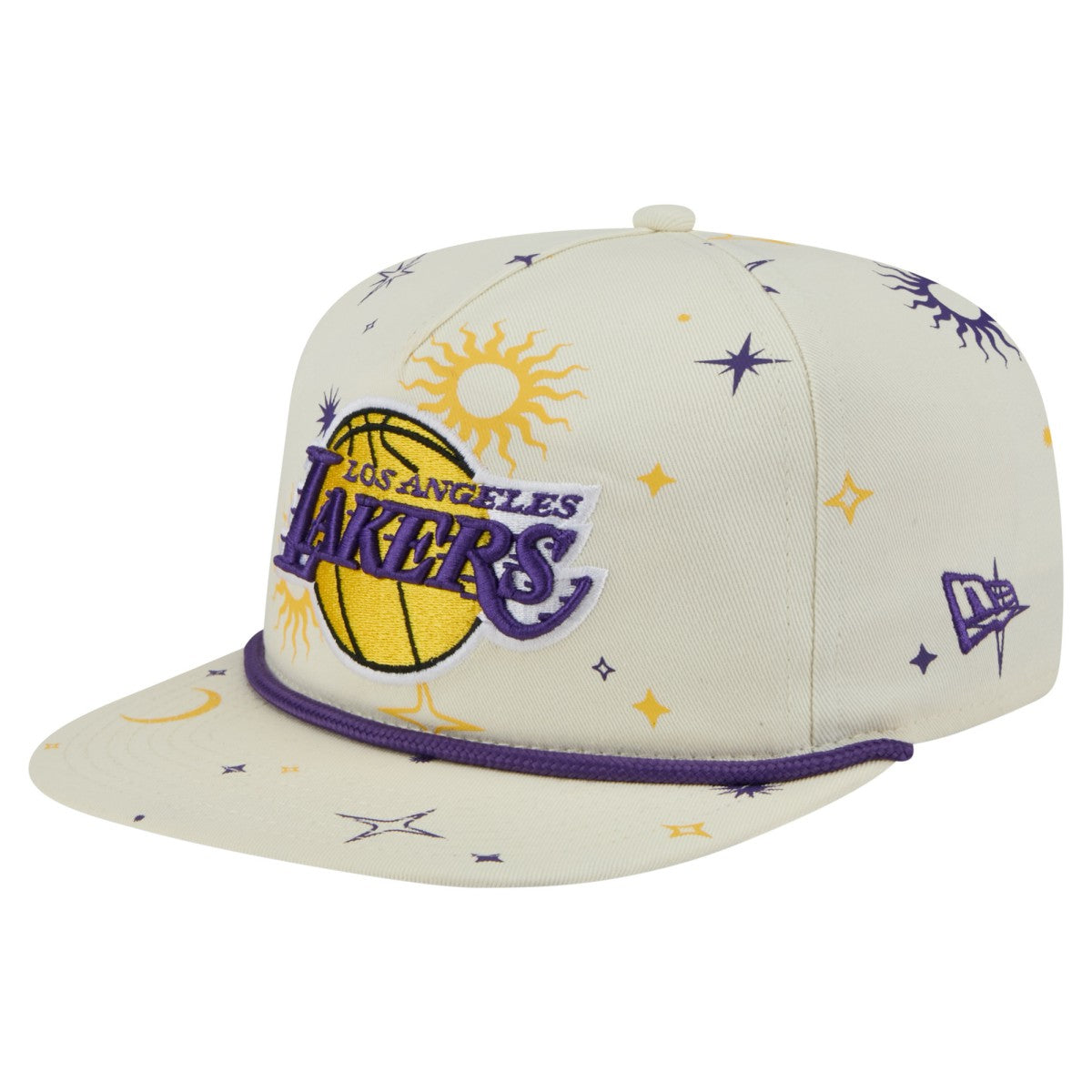 Los Angeles Lakers Lunar Golfer Snapback Hat Cream | New Era discount