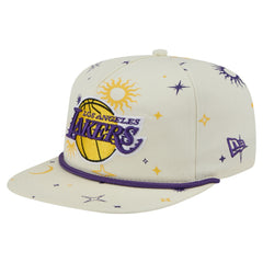 Los Angeles Lakers Lunar Golfer Snapback Hat Cream | New Era discount